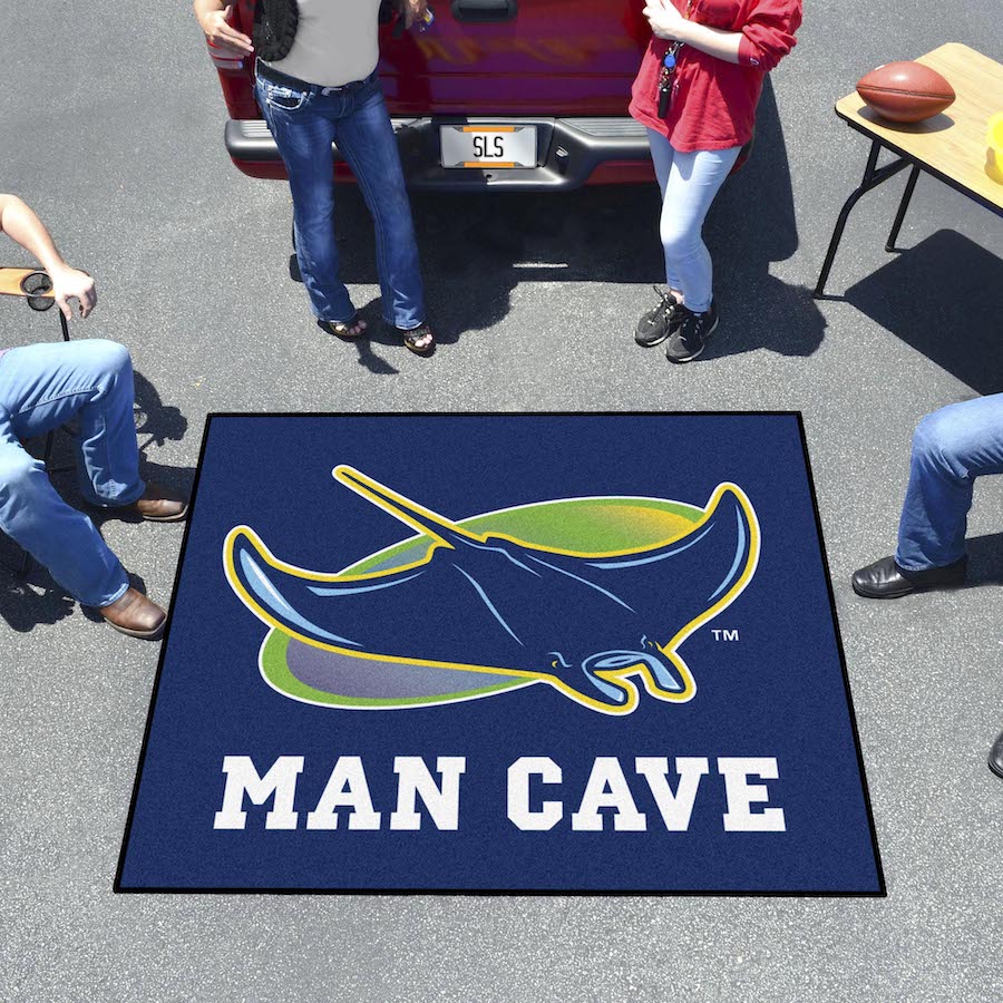 Tampa Bay Rays ALT LOGO MAN CAVE TAILGATER 60 x 72 Rug