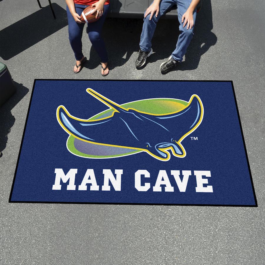 Tampa Bay Rays ALT LOGO UTILI-MAT 60 x 96 MAN CAVE Rug