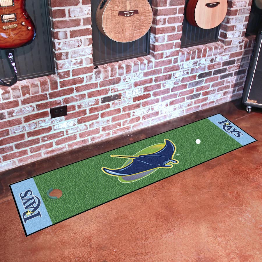 Tampa Bay Rays ALT LOGO Putting Green Mat 18 x 72