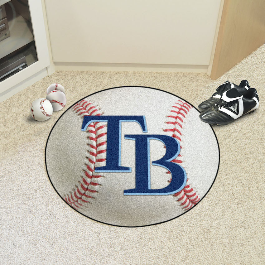 Tampa Bay Rays Round Baseball Mat