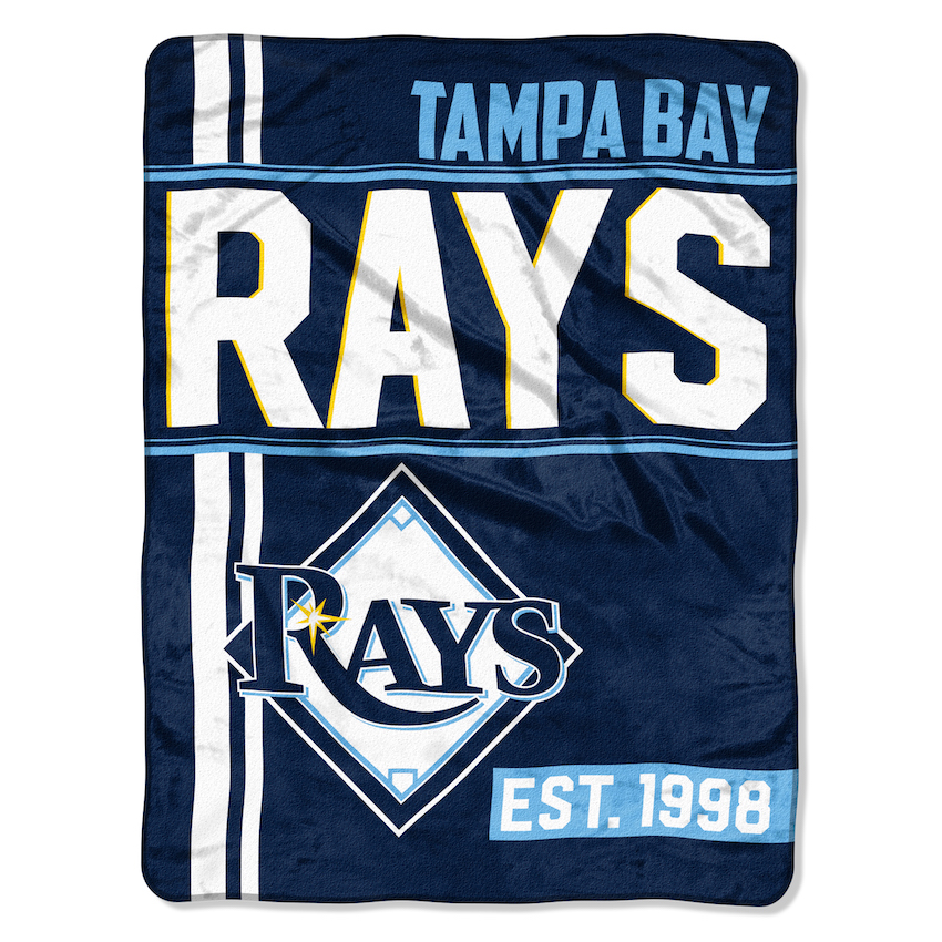 Tampa Bay Rays Micro Raschel 50 x 60 Team Blanket