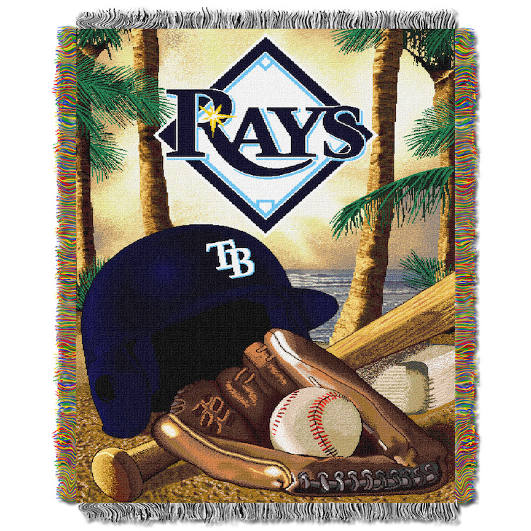 Tampa Bay Rays Home Field Advantage Series Tapestry Blanket 48 x 60