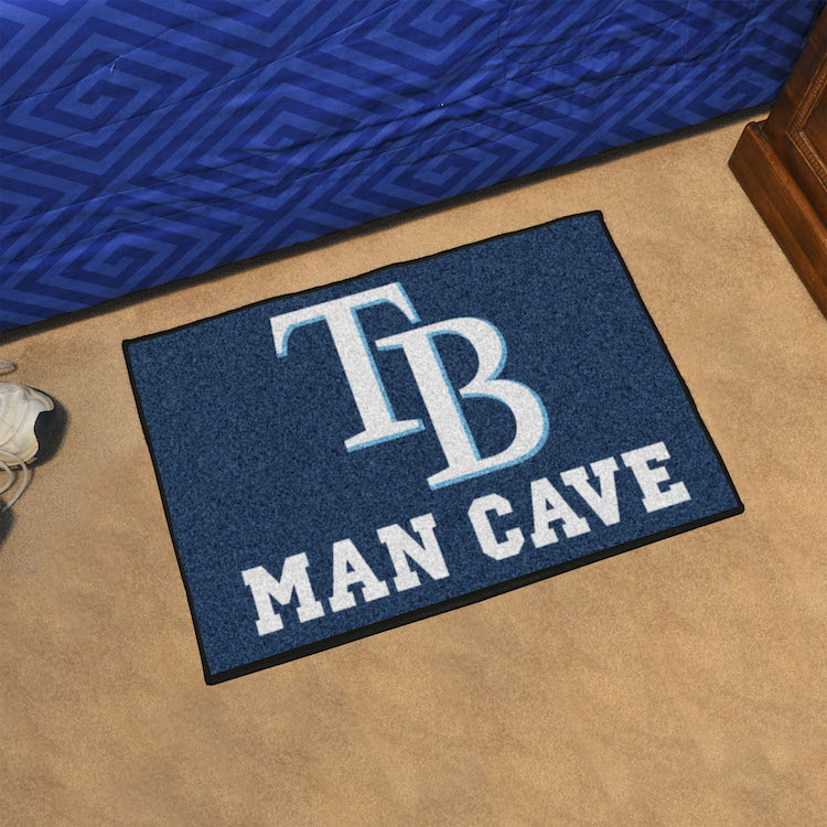 Tampa Bay Rays MAN CAVE 20 x 30 STARTER Floor Mat