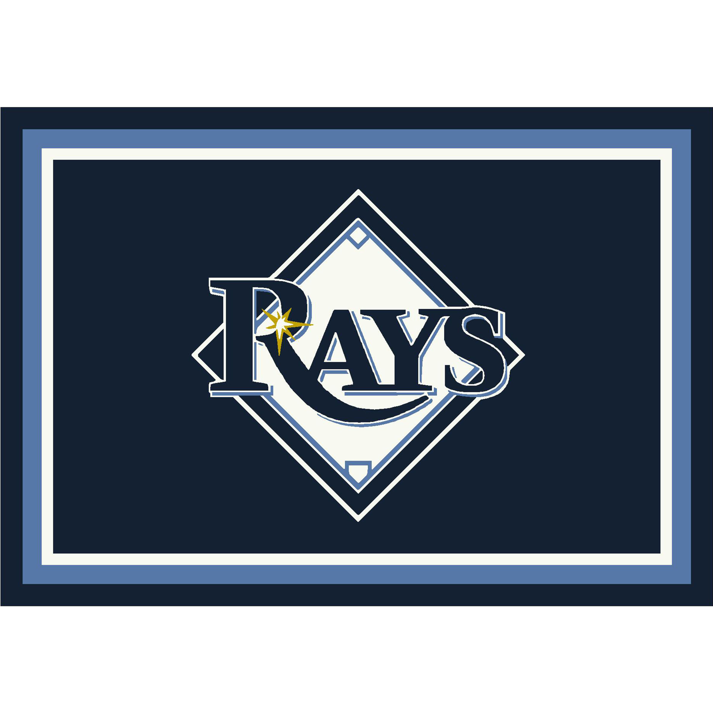 Tampa Bay Rays 4 X 6 SPIRIT Rug