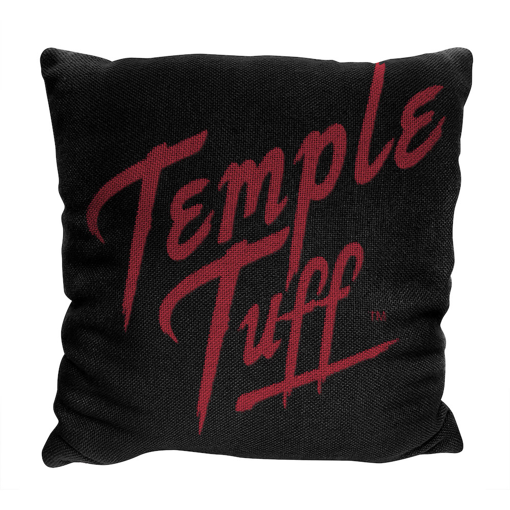 Temple Owls Double Sided INVERT Woven Pillow