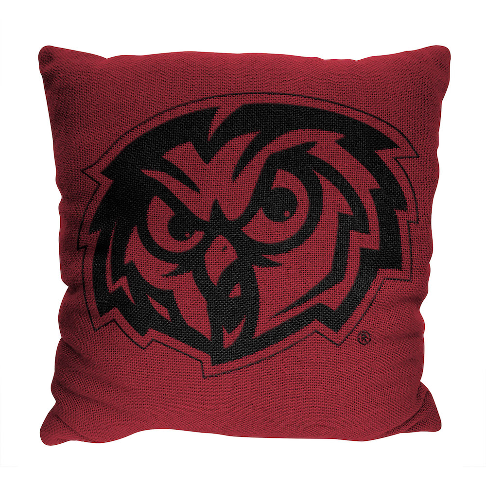 Temple Owls Double Sided INVERT Woven Pillow