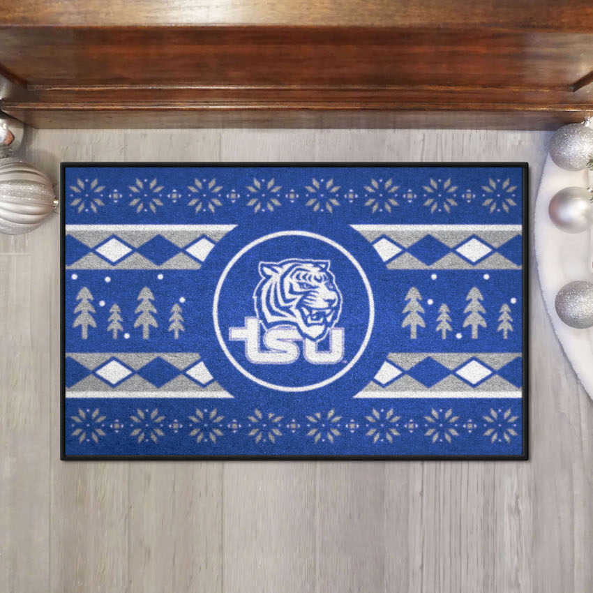 Tennessee State Tigers HOLIDAY SWEATER 20 x 30 STARTER Floor Mat