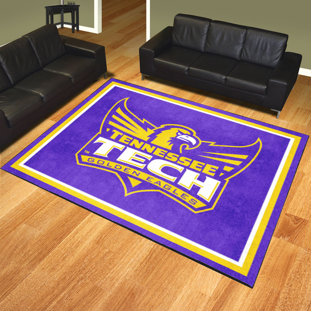 Tennessee Tech Golden Eagles Ultra Plush 8x10 Area Rug - 2nd Logo