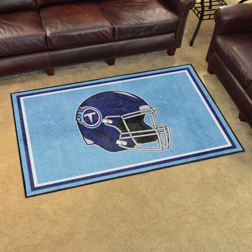 Tennessee Titans 4x6 Area Rug - Helmet Logo