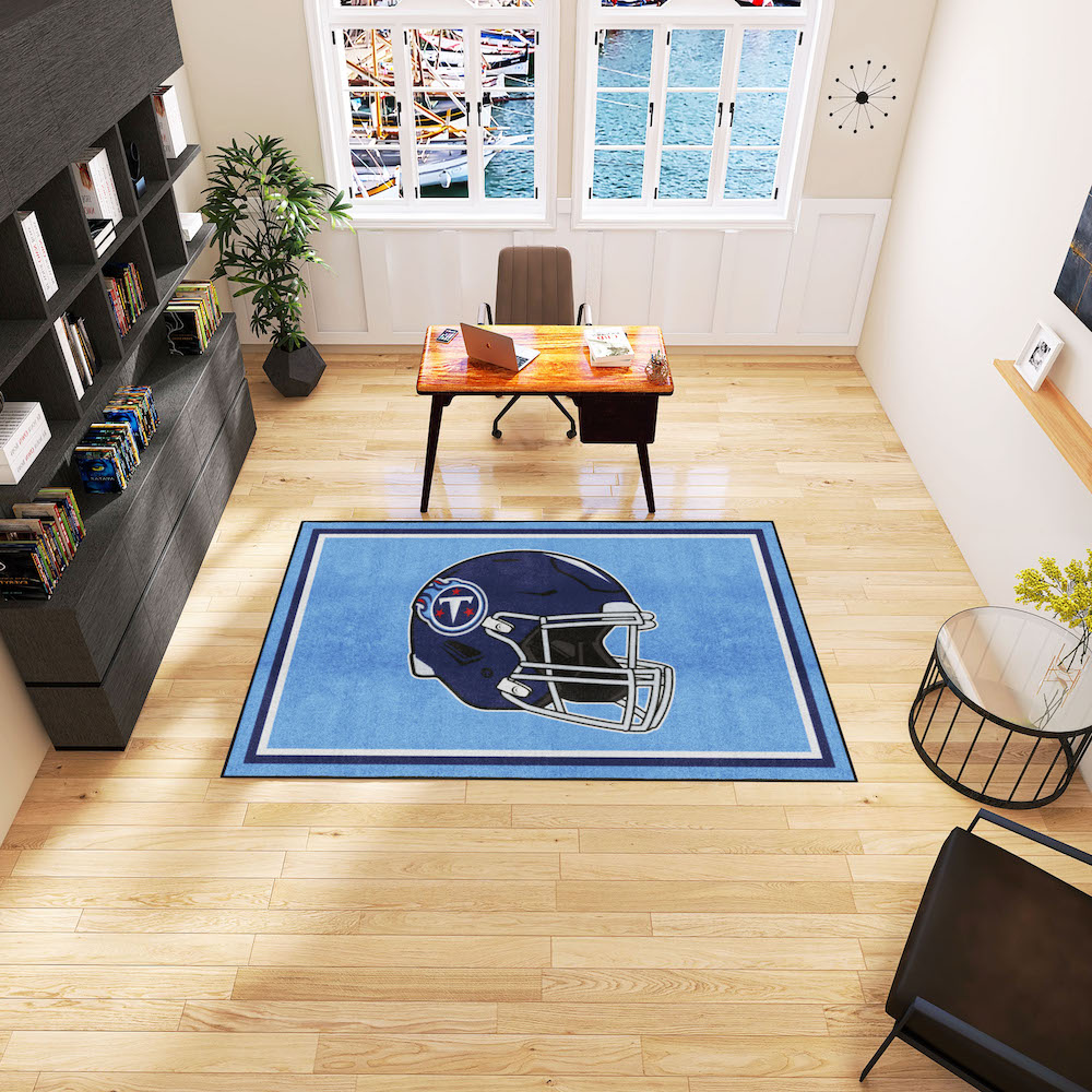 Tennessee Titans 5x8 Area Rug - Helmet Logo