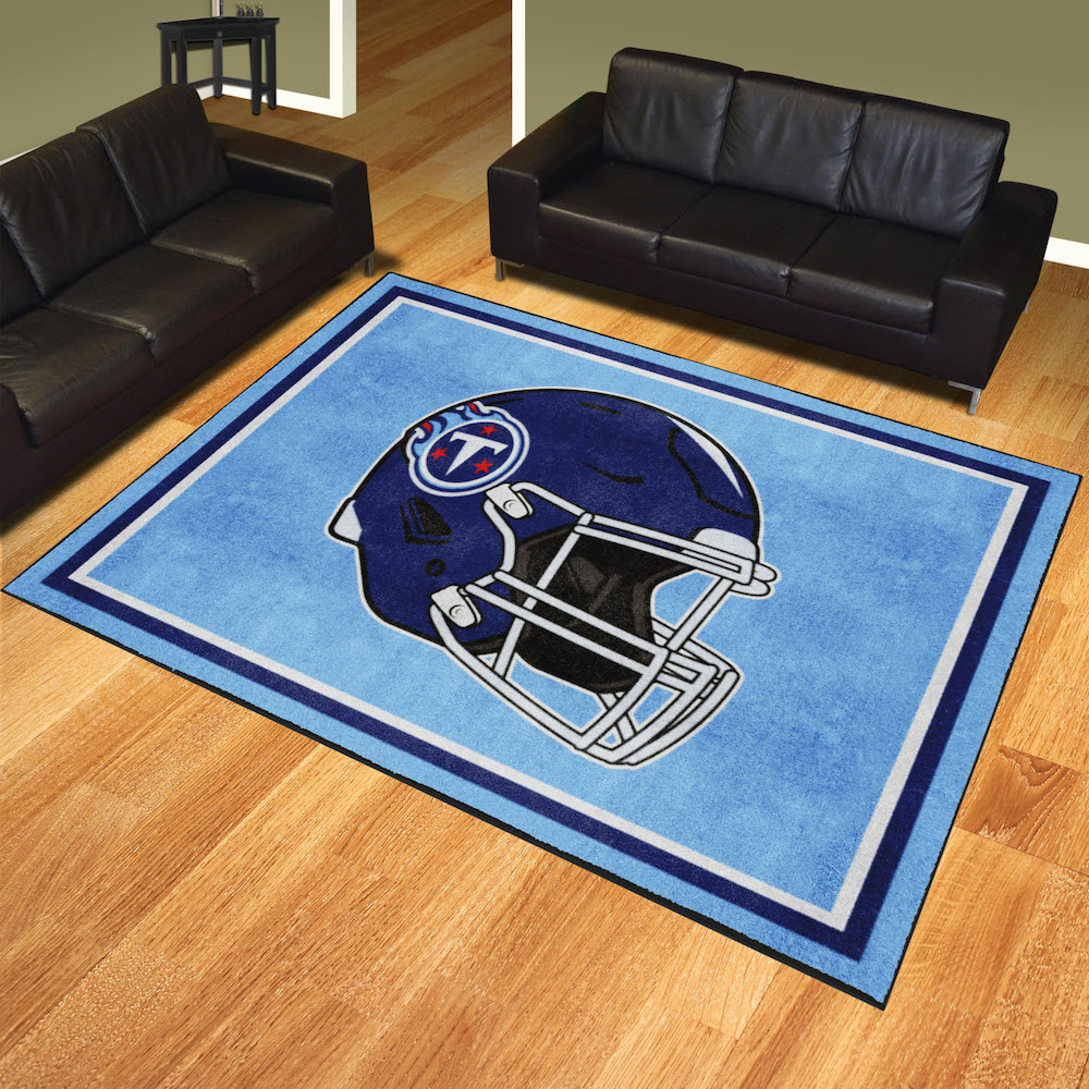 Tennessee Titans Ultra Plush 8x10 Area Rug - Helmet Logo