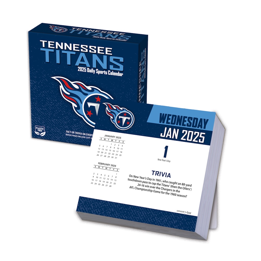 Tennessee Titans 2025 NFL Page-A-Day Box Calendar