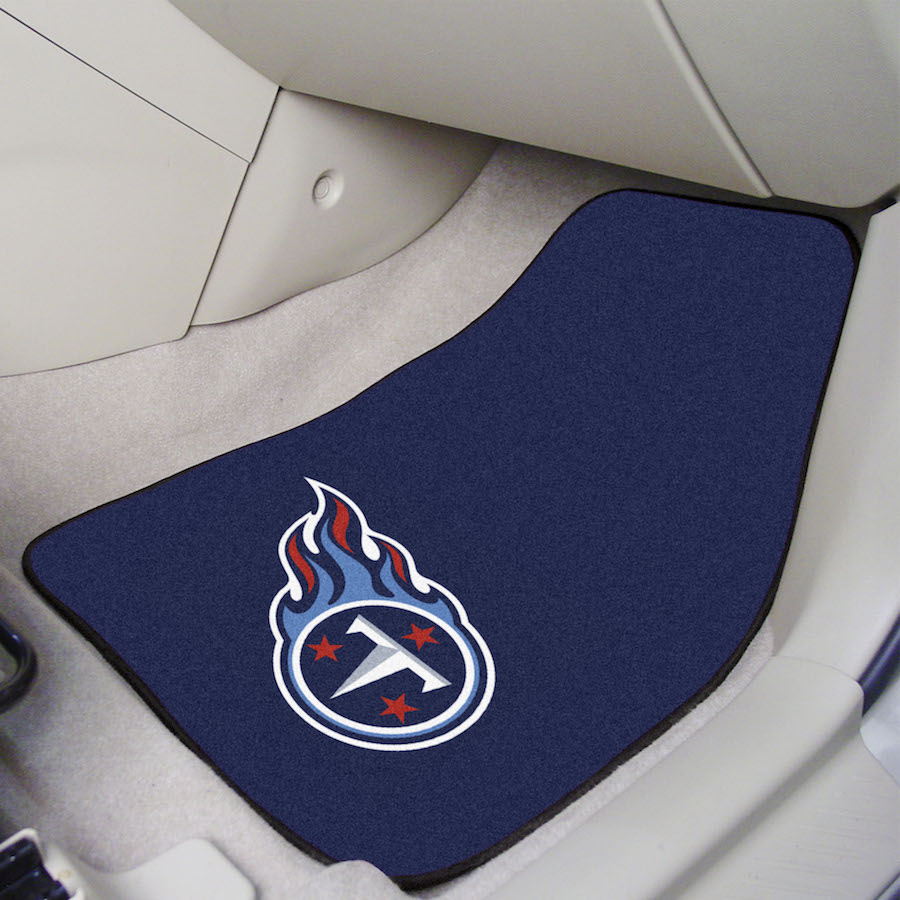 Tennessee Titans Car Floor Mats 18 x 27 Carpeted-Pair