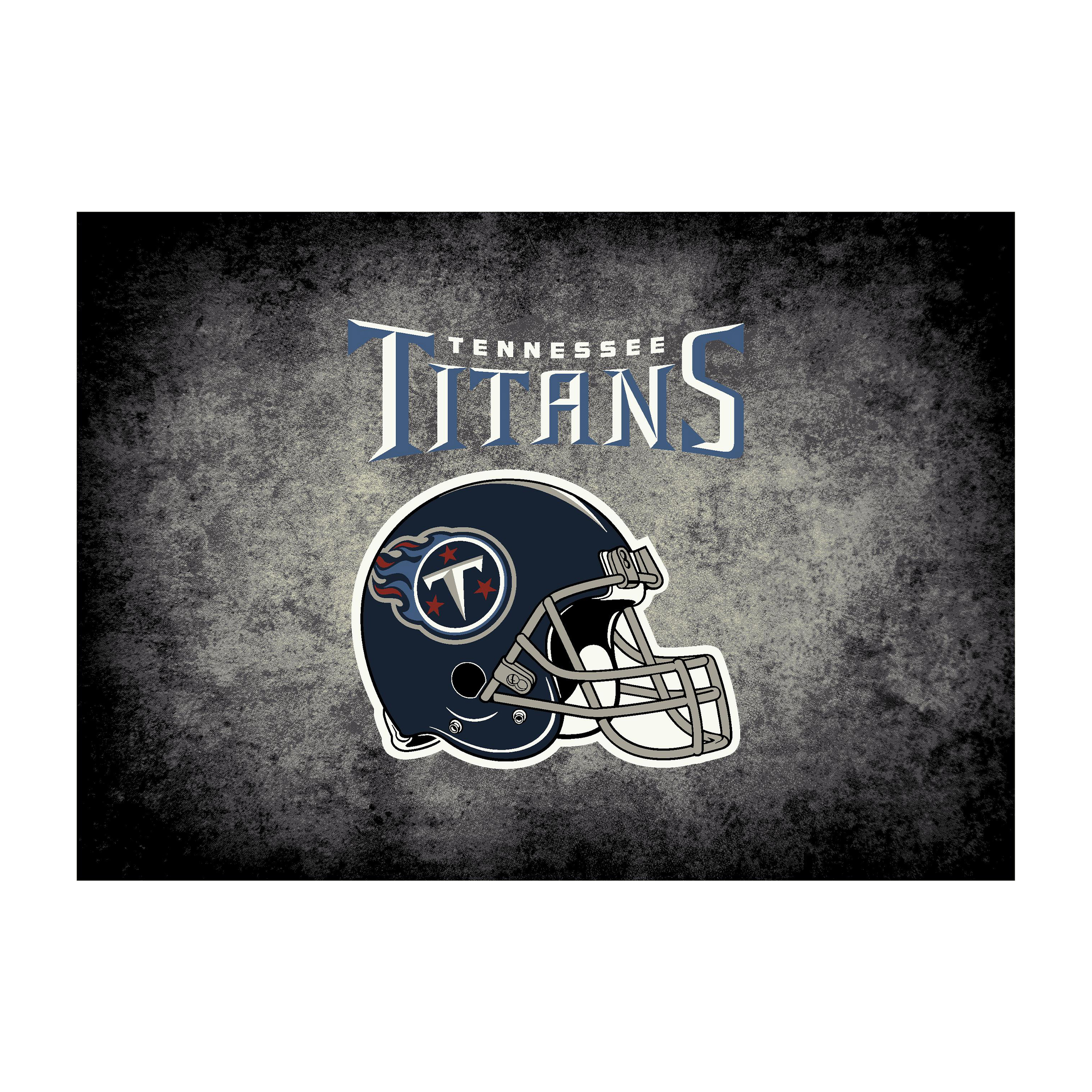 Tennessee Titans 8 X 11 DISTRESSED Rug