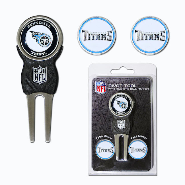 Tennessee Titans 3 Marker Signature Divot Tool Pack