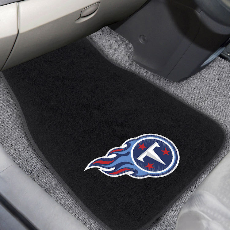 Tennessee Titans Car Floor Mats 17 x 26 Embroidered Pair