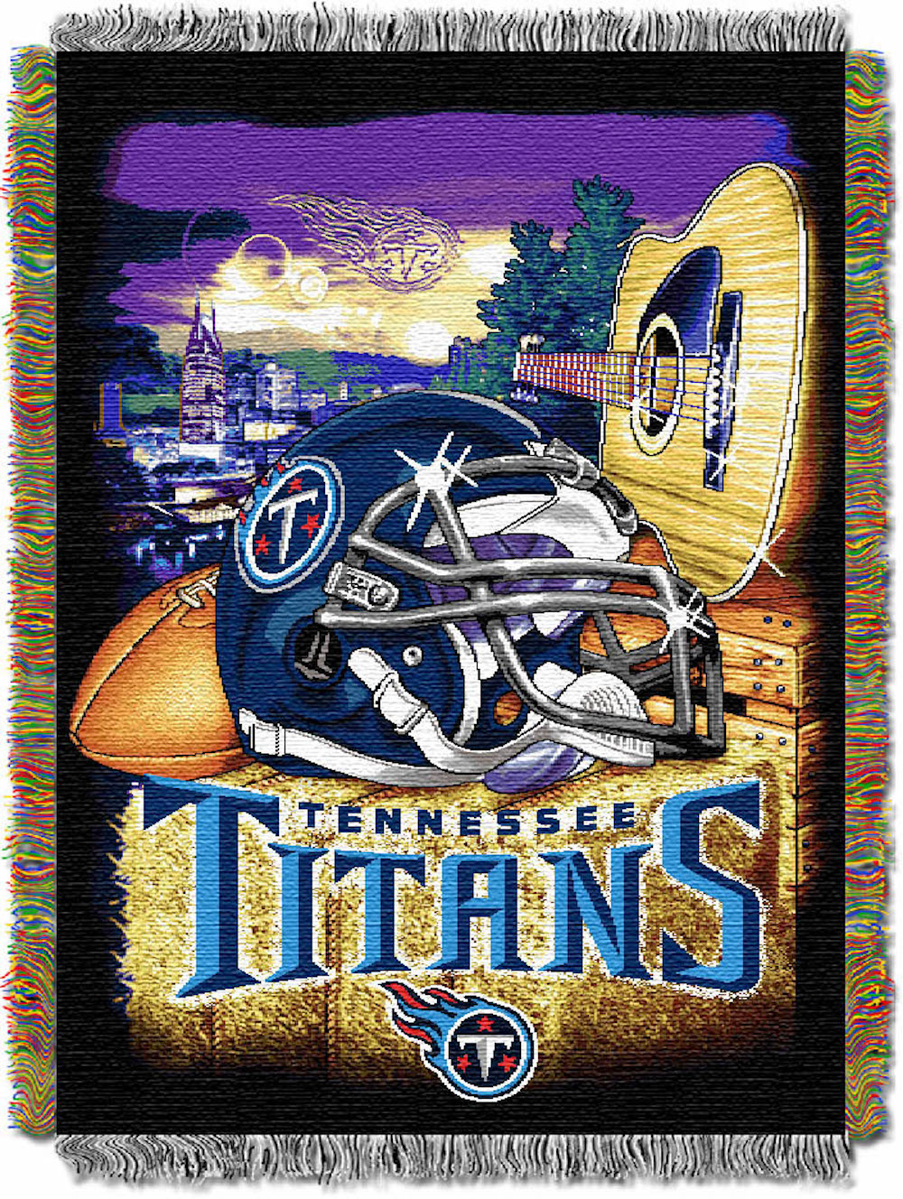 Tennessee Titans Home Field Advantage Series Tapestry Blanket 48 x 60