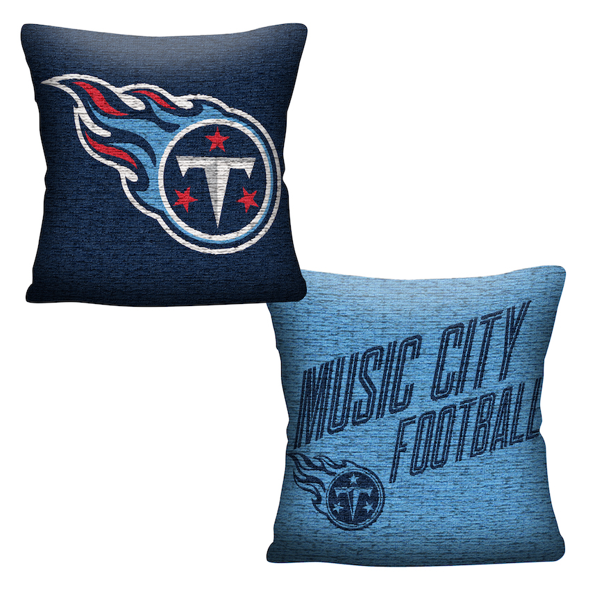 Tennessee Titans Double Sided INVERT Woven Pillow