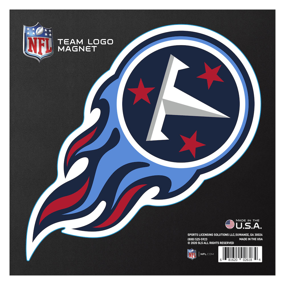 Tennessee Titans Large Team Logo Magnet - Indoor Outdoor