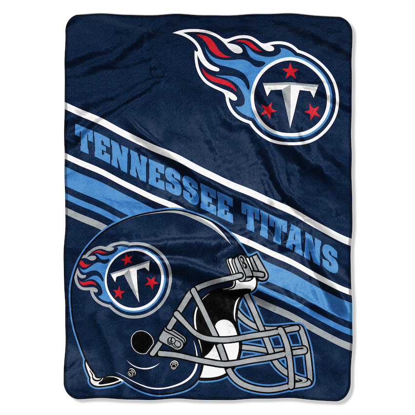 Tennessee Titans Large Plush Fleece Raschel Blanket 60 x 80