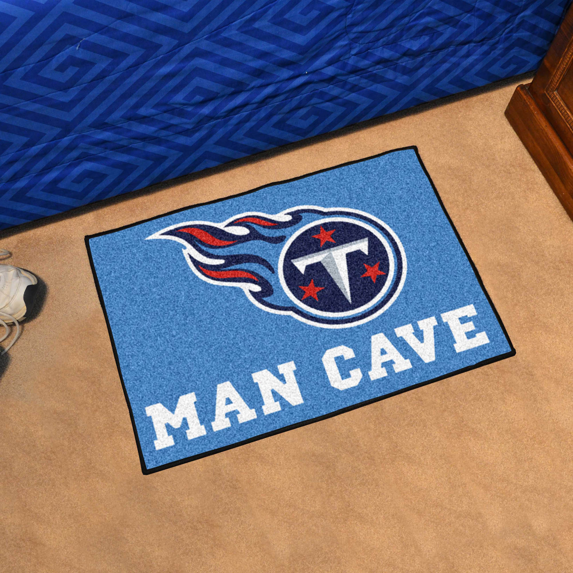 Tennessee Titans MAN CAVE 20 x 30 STARTER Floor Mat