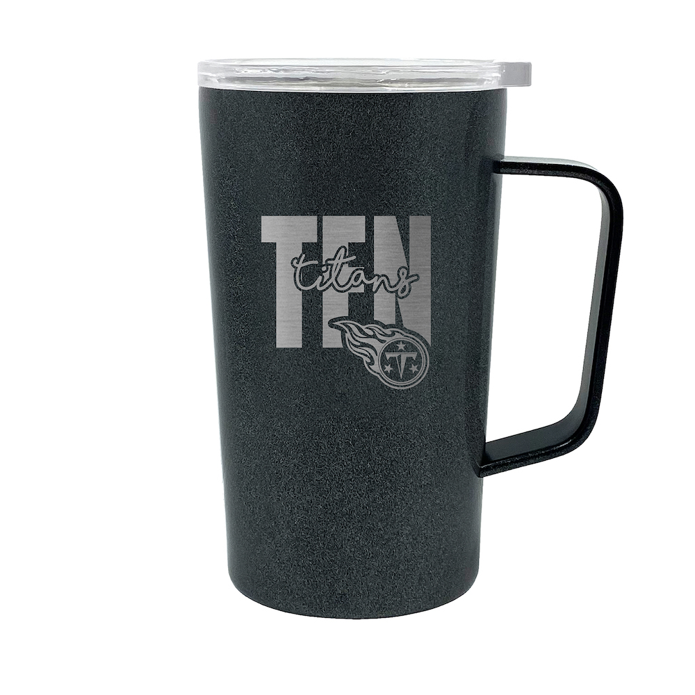 Tennessee Titans 18 oz HUSTLE Travel Mug - ONYX