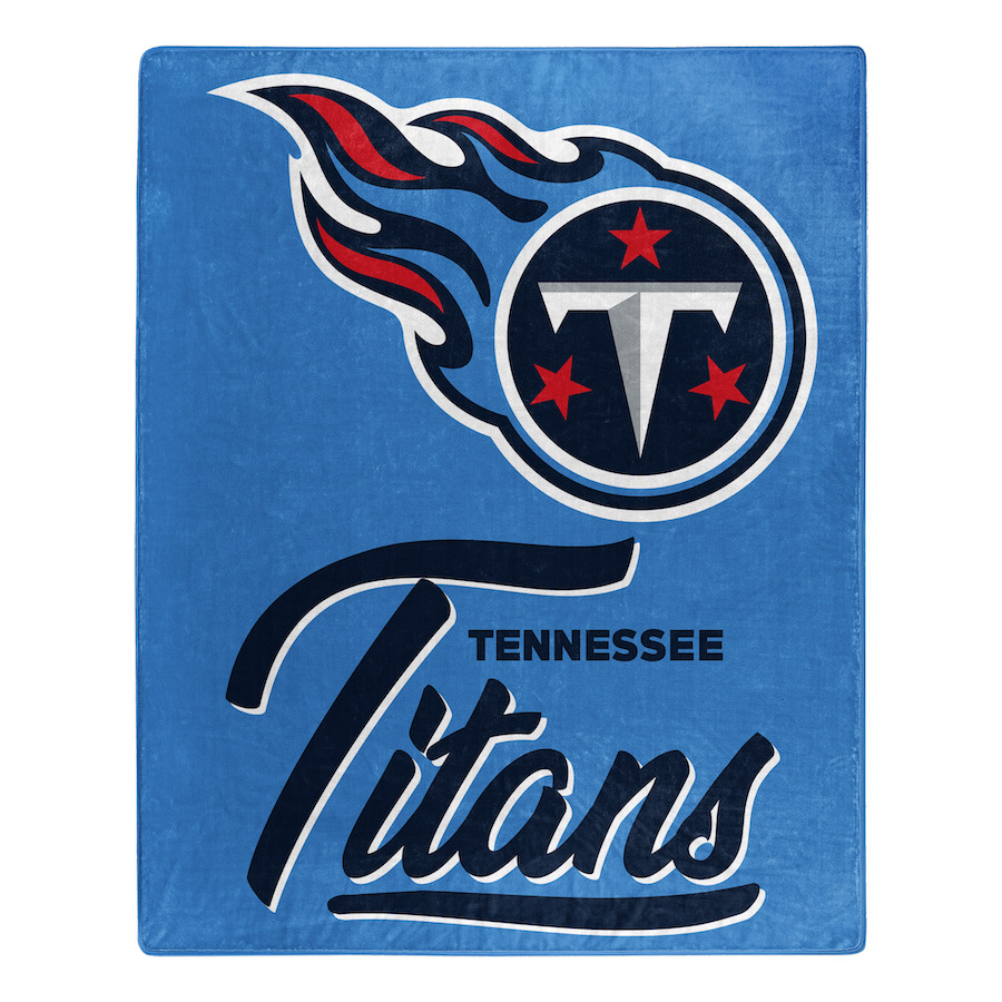 Tennessee Titans Plush Fleece Raschel Blanket 50 x 60