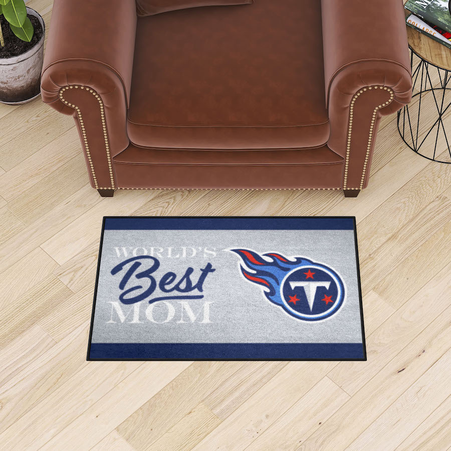 Tennessee Titans 20 x 30 WORLDS BEST MOM Floor Mat