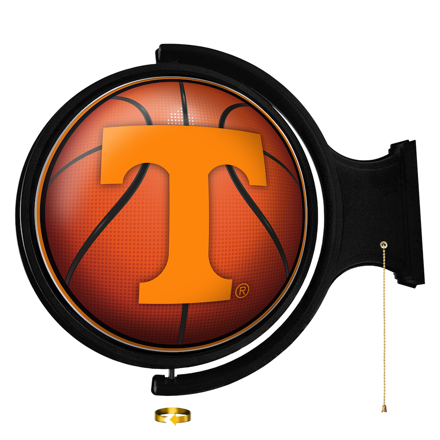 Tennessee Volunteers LED Rotating Wall Sign ~ BASKETBALL