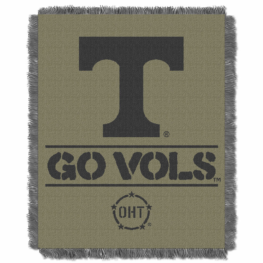 Tennessee Volunteers OHT Rank Jacquard Throw Blanket