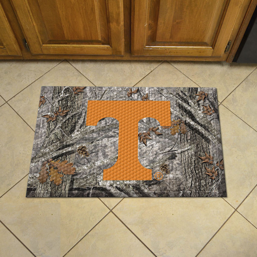 Tennessee Volunteers Camo Style SCRAPER Door Mat