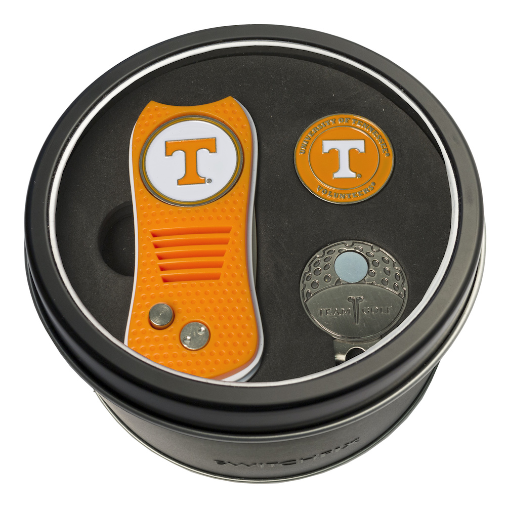 Tennessee Volunteers Switchblade Divot Tool Cap Clip and Ball Marker Gift Pack