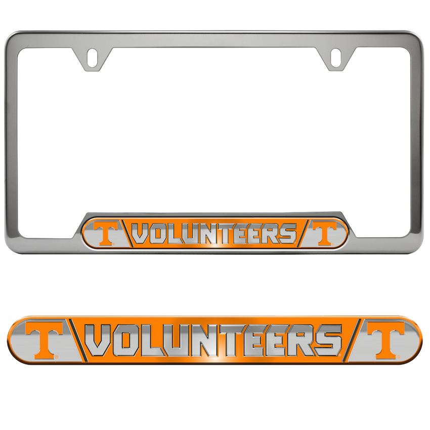 Tennessee Volunteers Embossed License Plate Frame