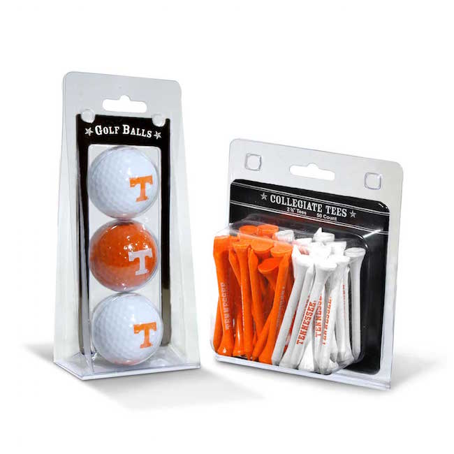 Tennessee Volunteers 3 Ball Pack and 50 Tee Pack