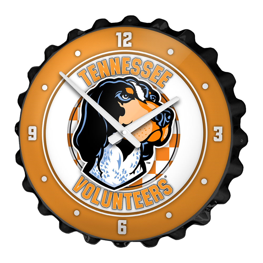 Tennessee Volunteers MASCOT Bottle Cap Wall Clock