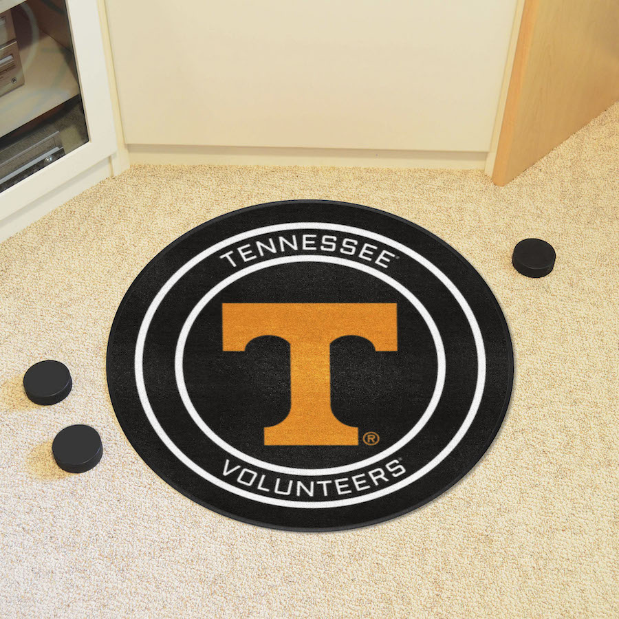 Tennessee Volunteers Round Hockey Puck Mat