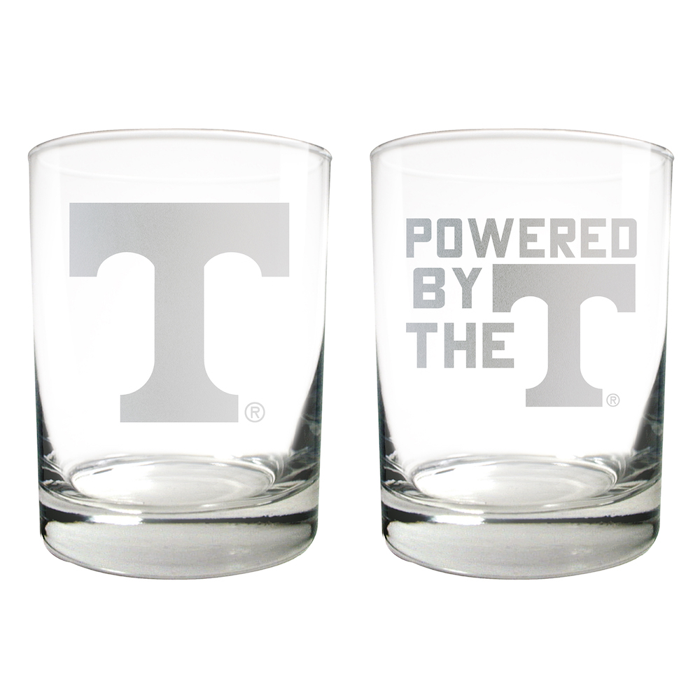 Tennessee Volunteers 2pc Rocks Glass Set