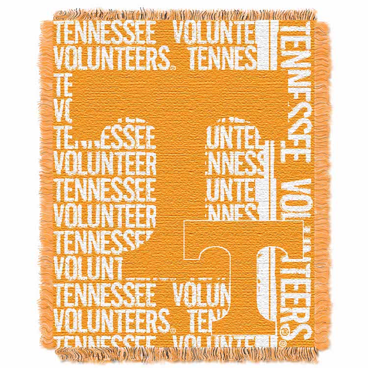 Tennessee Volunteers Double Play Tapestry Blanket 48 x 60