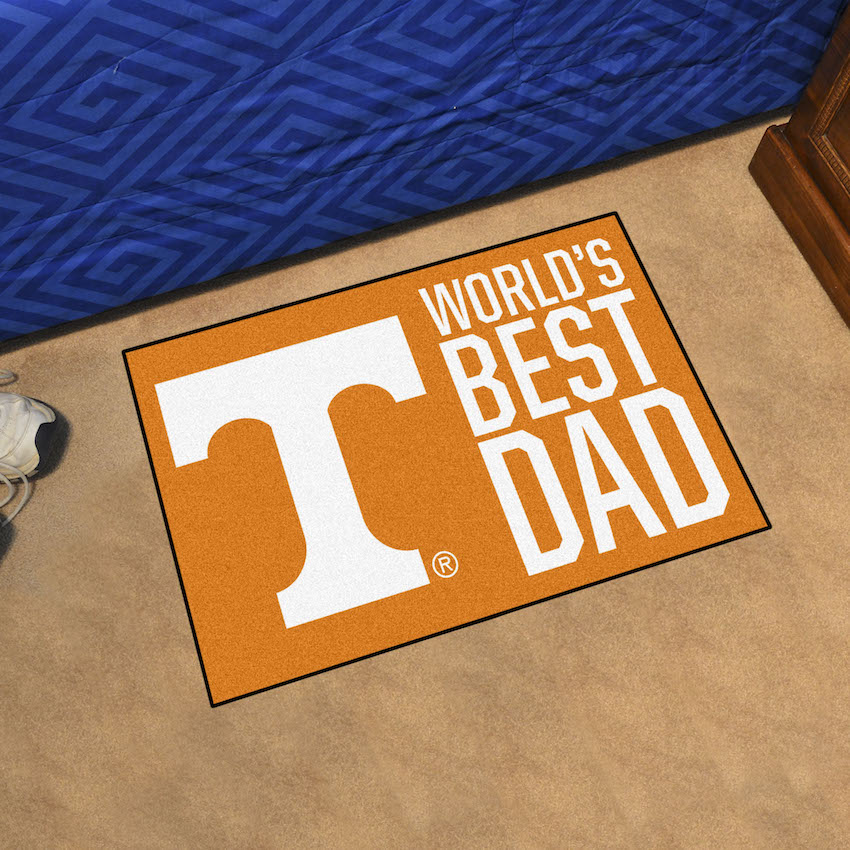 Tennessee Volunteers 20 x 30 WORLDS BEST DAD Floor Mat