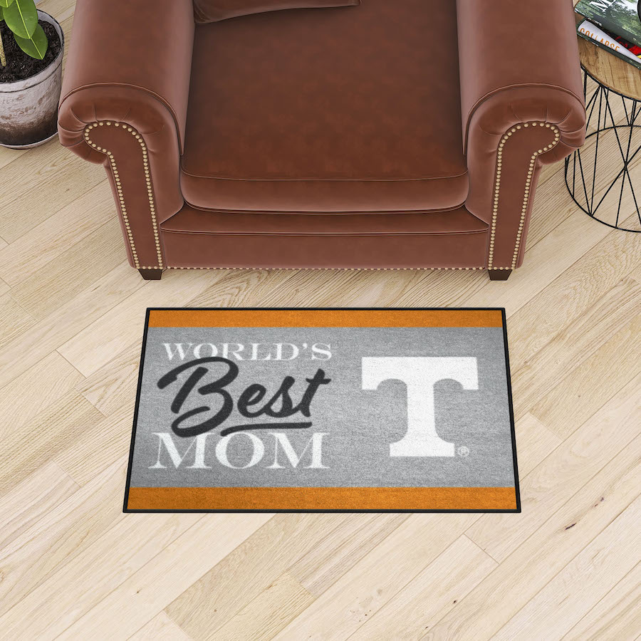 Tennessee Volunteers 20 x 30 WORLDS BEST MOM Floor Mat