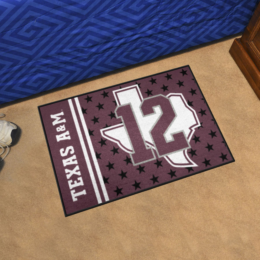 Texas A&M Aggies 20 x 30 12th MAN Starter Floor Mat