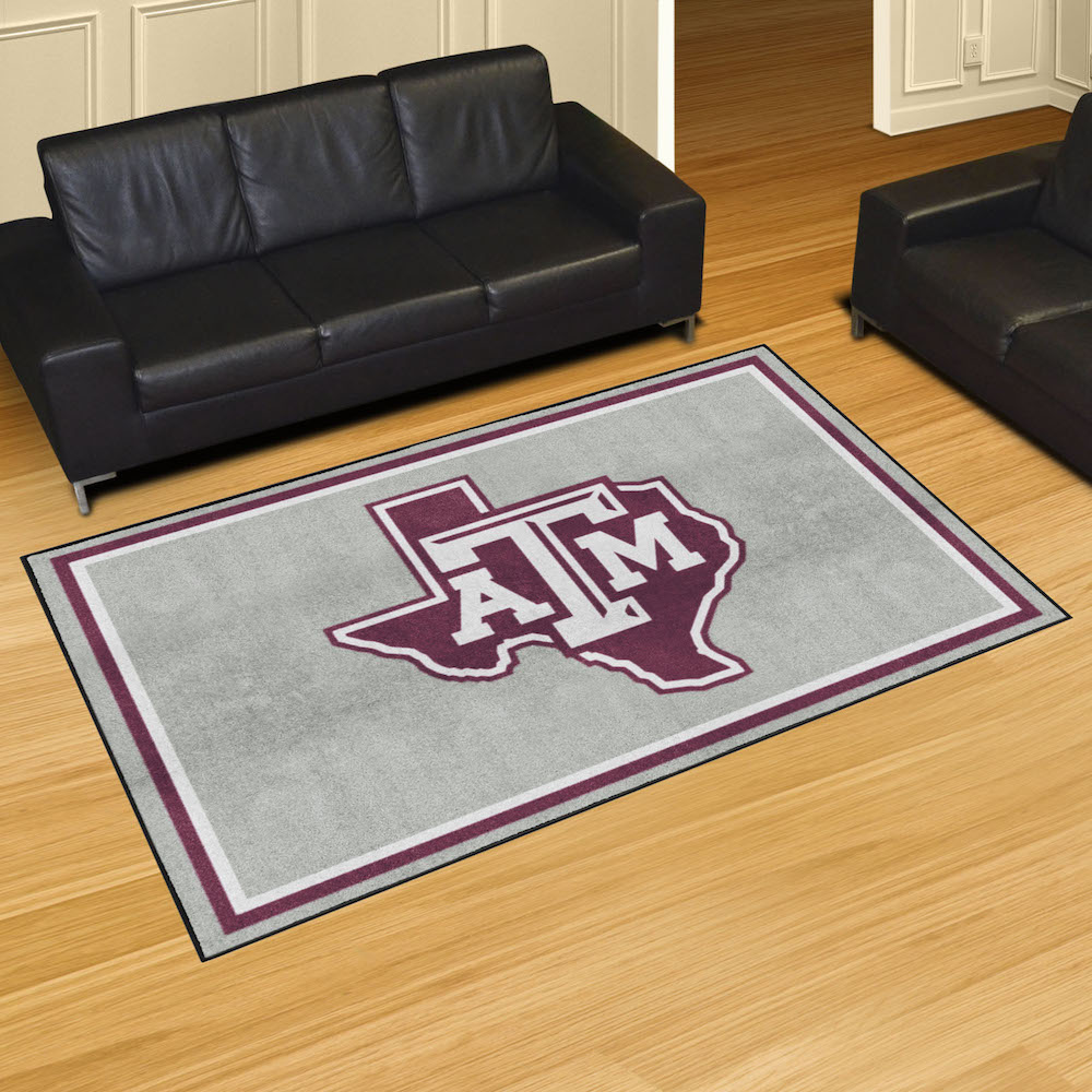 Texas A&M Aggies 5x8 Area Rug - Alt Logo