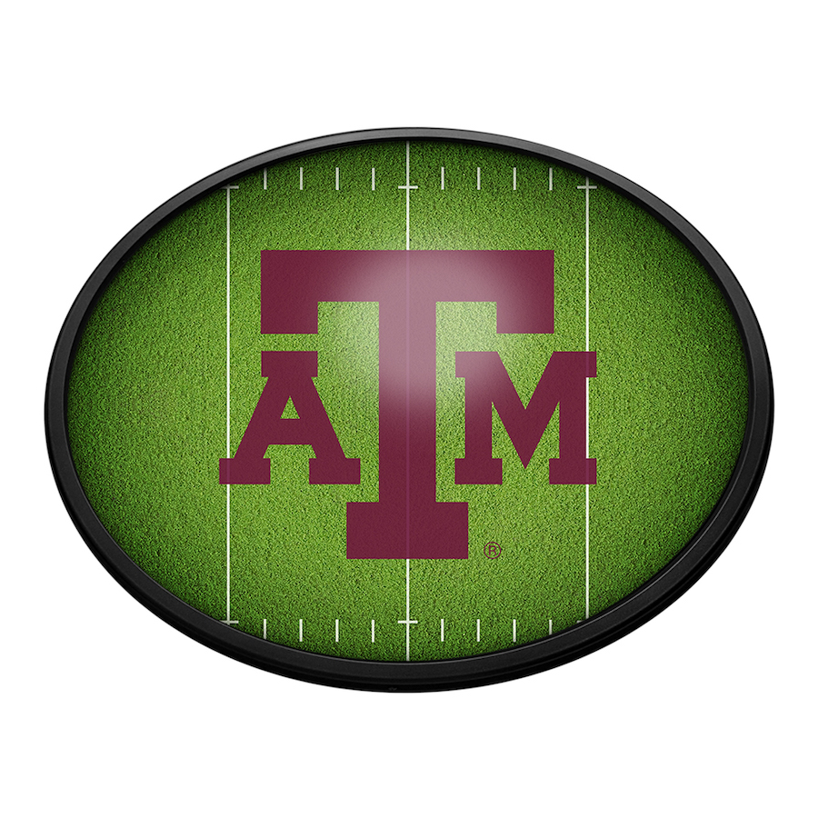 Texas A&M Aggies ON THE 50 Slimline LED Wall Sign ~ OVAL