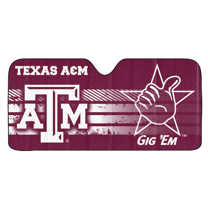 Texas A&M Aggies AutoShade Folding Windshield Cover