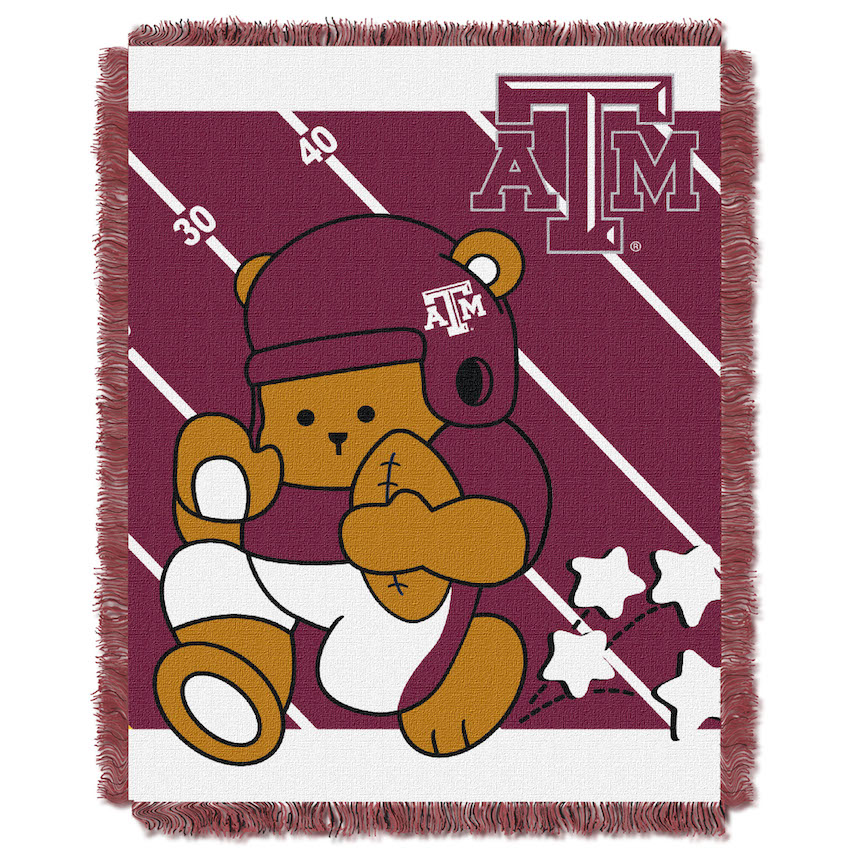 Texas A&M Aggies Woven Baby Blanket 36 x 48