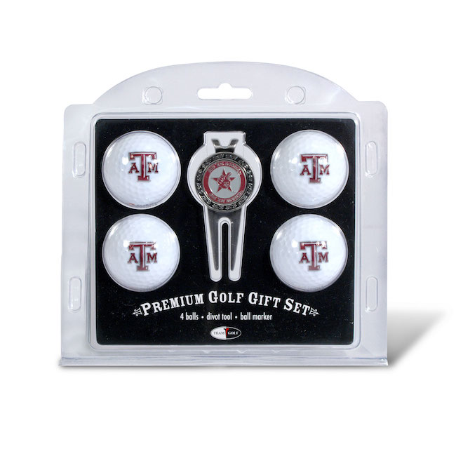 Texas A&M Aggies 4 Golf Ball and Divot Tool Set