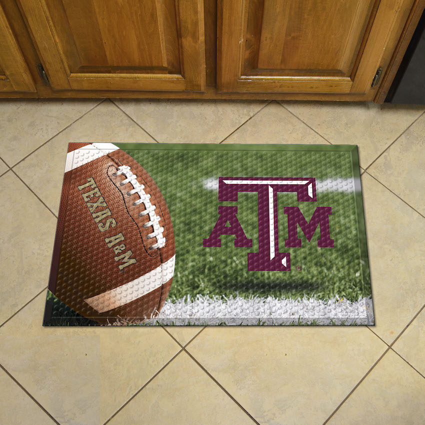 Texas A&M Aggies Ball Style SCRAPER Door Mat