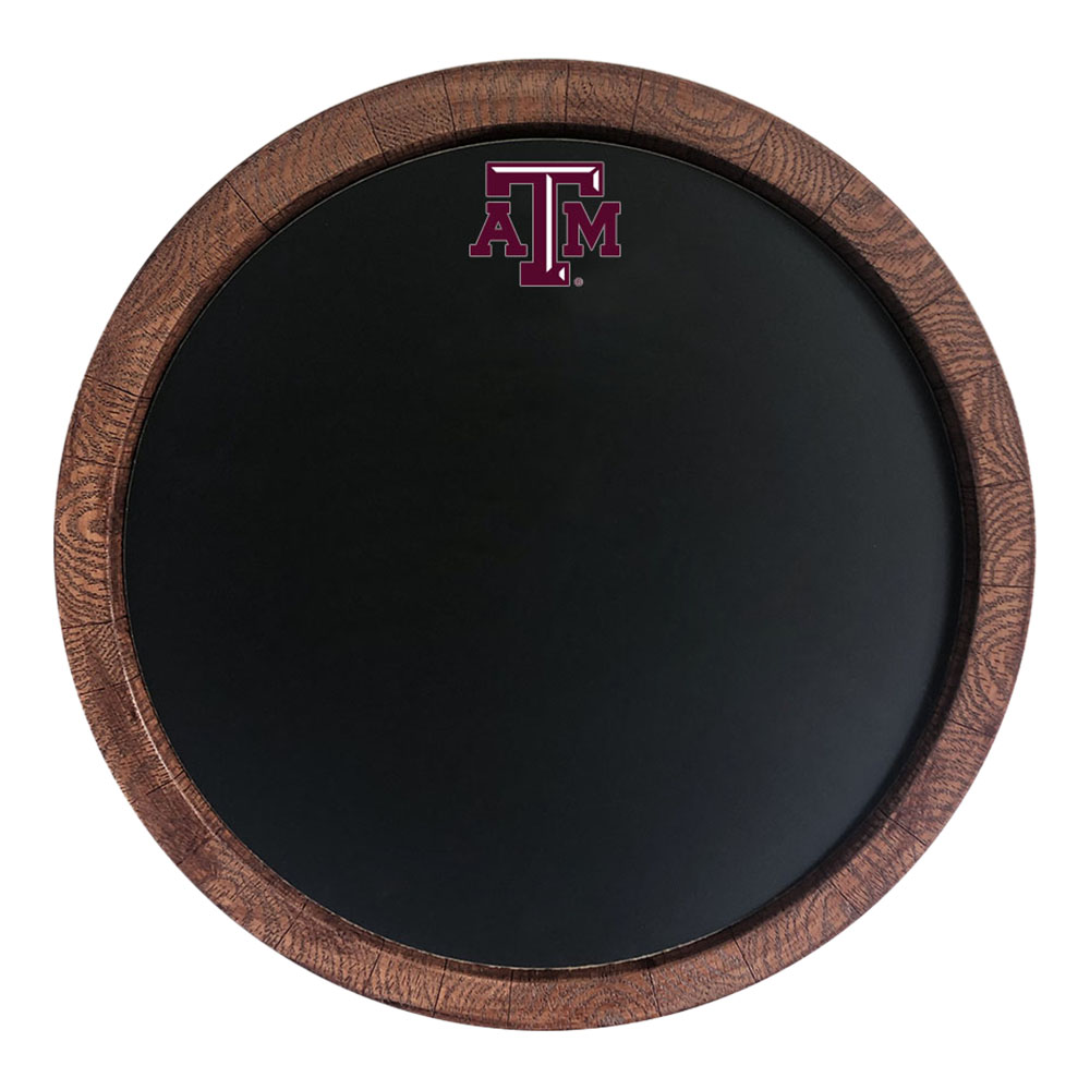 Texas A&M Aggies Chalkboard FAUX Barrel Top Sign