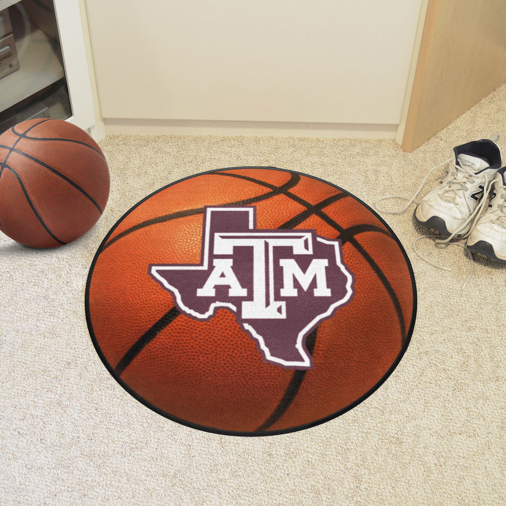 Texas A&M Aggies BASKETBALL Mat - Alt Logo