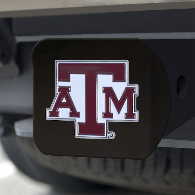 Texas A&M Aggies Black and Color Trailer Hitch Cover